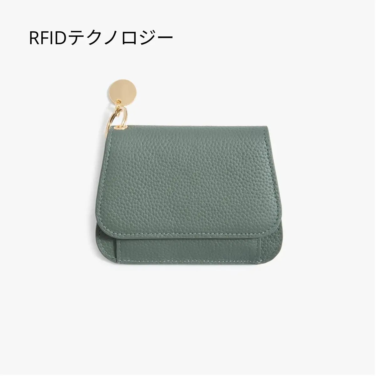 レディース レザーコンパクトウォレット